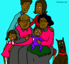 Dibujo Familia pintado por lucia_10
