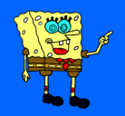 Dibujo Bob Esponja pintado por abrahan