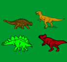 Dibujo Dinosaurios de tierra pintado por EMILIANO