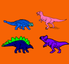 Dibujo Dinosaurios de tierra pintado por ENZO