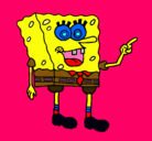 Dibujo Bob Esponja pintado por JONE