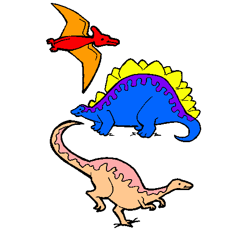 Tres clases de dinosaurios