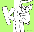 Dibujo Koala pintado por LALIK