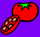 Dibujo Tomate pintado por SoyCool