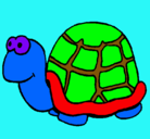 Dibujo Tortuga pintado por tortuga