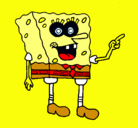 Dibujo Bob Esponja pintado por yoni