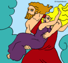 Dibujo El rapto de Perséfone pintado por amalia