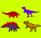 Dibujo Dinosaurios de tierra pintado por ABELOSAURIOS