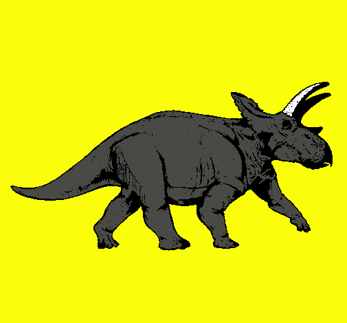 Dibujo Triceratops pintado por guillem