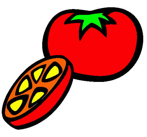 Dibujo Tomate pintado por tiago