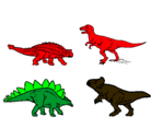 Dibujo Dinosaurios de tierra pintado por faber