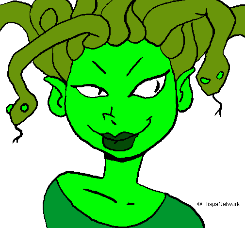 Mujer medusa