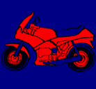 Dibujo Motocicleta pintado por lupis
