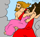 Dibujo El rapto de Perséfone pintado por wendy