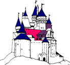 Dibujo Castillo medieval pintado por alexgghjhhhhhhh