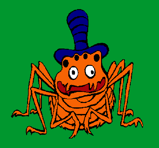 Araña con sombrero