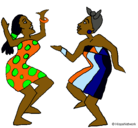 Dibujo Mujeres bailando pintado por lasdivinas