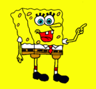 Dibujo Bob Esponja pintado por bella