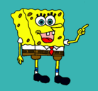 Dibujo Bob Esponja pintado por yineth