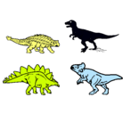 Dibujo Dinosaurios de tierra pintado por manuel23