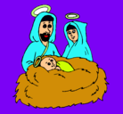 Dibujo Natividad pintado por belenn