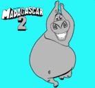 Dibujo Madagascar 2 Gloria pintado por  gloria