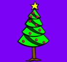 Dibujo Árbol de navidad II pintado por ARBOL