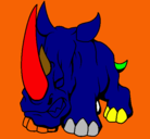 Dibujo Rinoceronte II pintado por Dieg