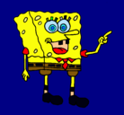 Dibujo Bob Esponja pintado por esponja___