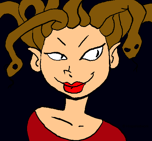 Mujer medusa