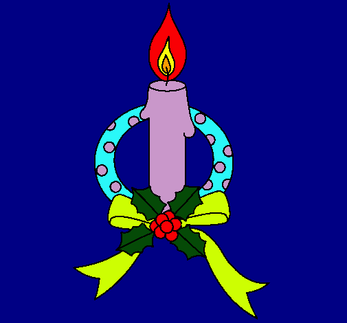 Vela de navidad III