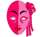 Dibujo Máscara italiana pintado por erika123