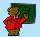 Dibujo Profesor oso pintado por alejandrarodri