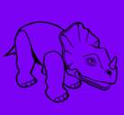 Dibujo Triceratops II pintado por jissel98