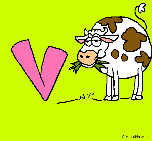 Dibujo Vaca pintado por Victori-a