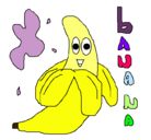 Dibujo Banana pintado por TITI