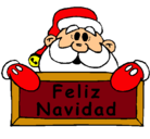 Dibujo Feliz Navidad pintado por lareina199