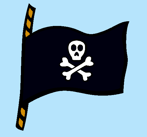 Dibujo Bandera pirata pintado por FraNcoXXXX