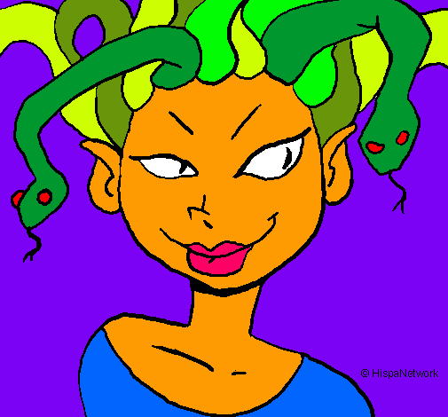 Mujer medusa