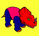 Dibujo Triceratops II pintado por jeancarlos