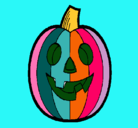 Dibujo Calabaza pintado por ttrwqwwetryffff