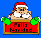 Dibujo Feliz Navidad pintado por ALEX920