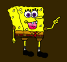 Dibujo Bob Esponja pintado por BRIAN