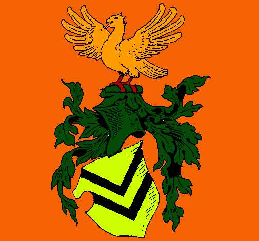 Escudo de armas y aguila 