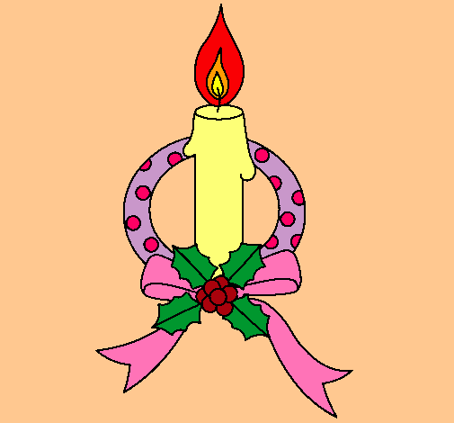 Vela de navidad III