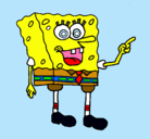 Dibujo Bob Esponja pintado por lllkkkjjjhhhggg