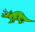Dibujo Triceratops pintado por triceratops