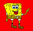 Dibujo Bob Esponja pintado por felipe