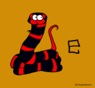 Dibujo Serpiente pintado por 9andres9