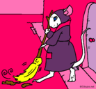 Dibujo La ratita presumida 1 pintado por ximena